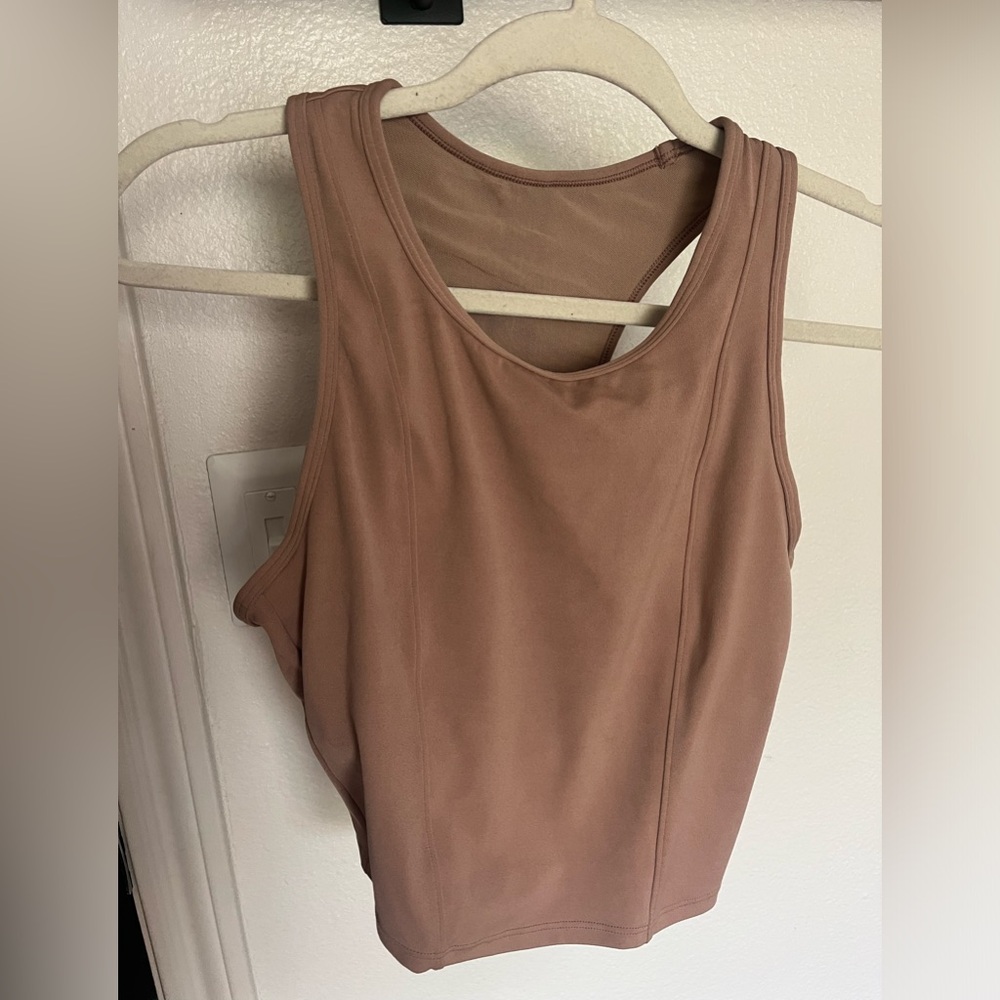 Target All in Motion Active Crop Top Tan